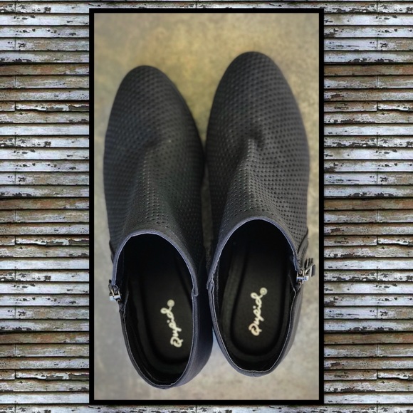 Last 3! Qupid Black Weekend-10 Ankle low heel Boot - Picture 2 of 6